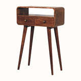 Hamade Open Console Table, Small - Honey Caramel