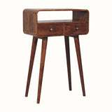 Hamade Open Console Table, Small - Honey Caramel