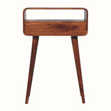 Hamade Open Console Table, Small - Honey Caramel