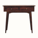 Nilson 2 Drawer Console Table, Medium - California Walnut