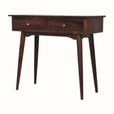 Nilson 2 Drawer Console Table, Medium - California Walnut