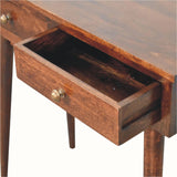 Nilson 2 Drawer Console Table, Medium - California Walnut