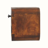 Hamade Open Wall-Mounted Bedside Table, Mini - Chestnut