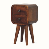 Hamade Bedside Table, Mini - Chestnut