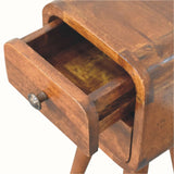 Hamade Bedside Table, Mini - Chestnut