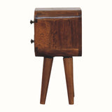 Hamade Bedside Table, Mini - Chestnut