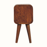 Hamade Bedside Table, Mini - Chestnut