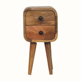 Hamade Bedside Table, Mini - Natural