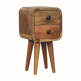 Hamade Bedside Table, Mini - Natural