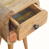 Hamade Bedside Table, Mini - Natural