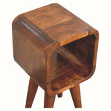 Leckie Bedside Table, Mini - Chestnut