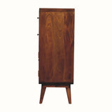 Hamade 2 Drawer Cabinet - Chestnut