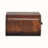 Babu Wall Mounted Bedside Table, Small - Chestnut