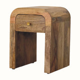 Eden Bedside Table, Small - Natural