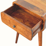 Babu Bedside Table, Medium - Chestnut