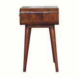 Babu Bedside Table, Medium - Chestnut