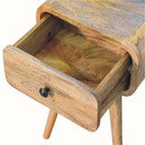 Babu Bedside Table, Small - Natural