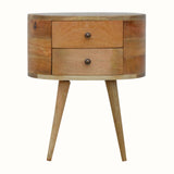 Molina Bedside Table, Medium - Natural