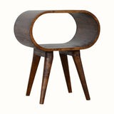 Laurie Open Bedside Table - Chestnut