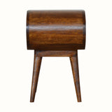 Laurie Open Bedside Table - Chestnut