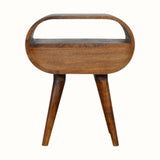 Merrill Bedside Table - Chestnut