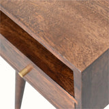 Littler Bedside Table, Small - Walnut