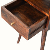 Littler Bedside Table, Small - Walnut