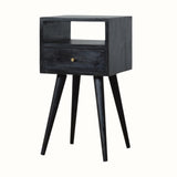 Littler Bedside Table, Small - Ash Black