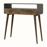 Hamade Open Console Table, Medium - Grey Wash