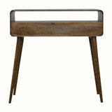 Hamade Open Console Table, Medium - Grey Wash