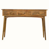 Nilson 3 Drawer Console Table, Large - Natural