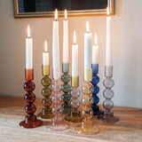 Grey Bubble Candlestick Holder