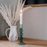 Turquoise Bubble Candle Holder